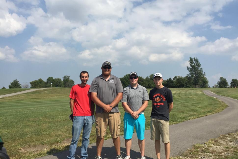 golf tournament attendees 