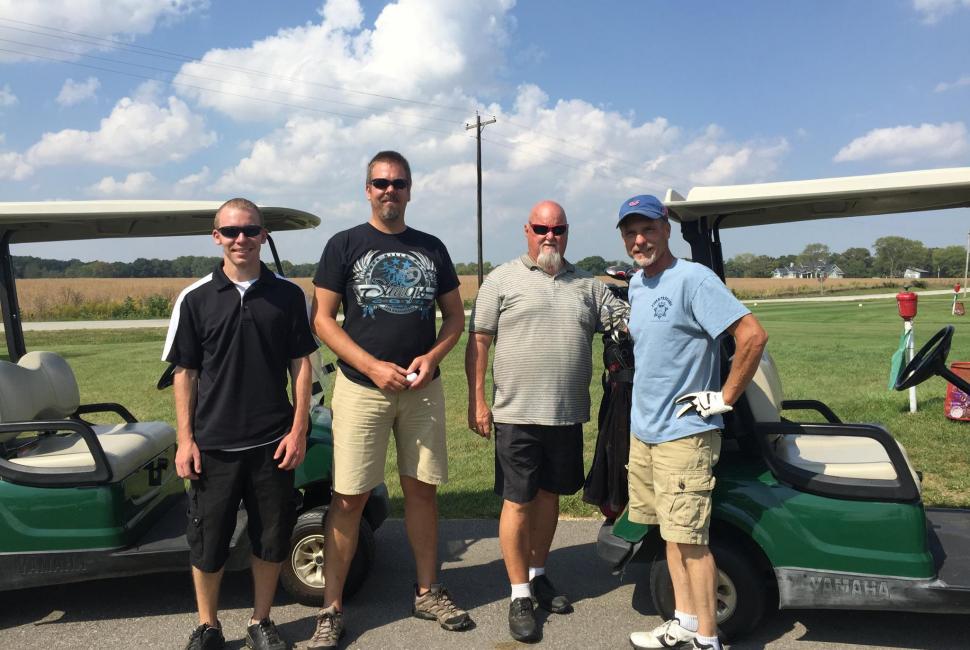 golf tournament attendees 