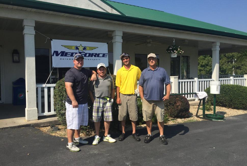 golf tournament attendees 