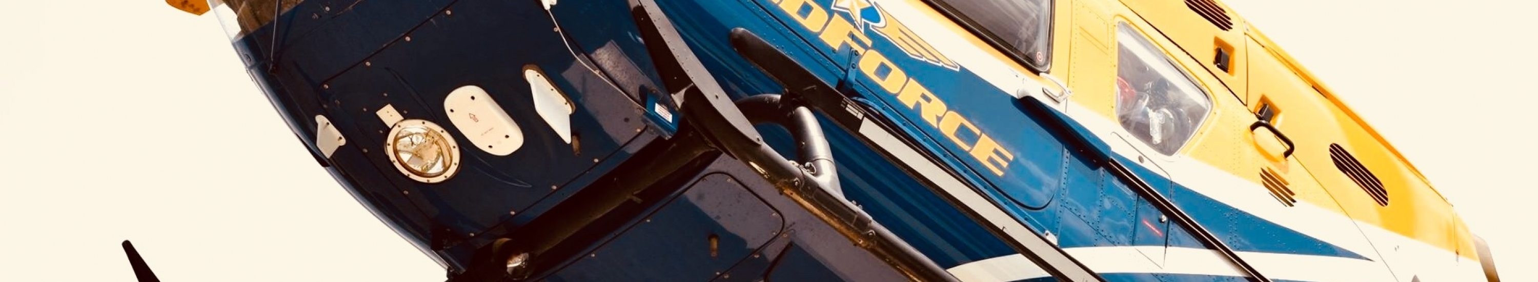 view of the bottom of the medforce aircraft